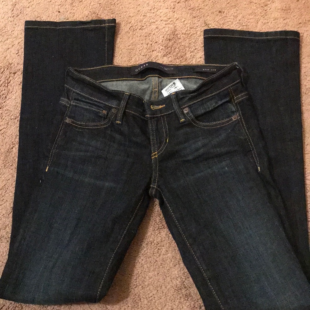 Guess Low Rise Boot Cut Jeans